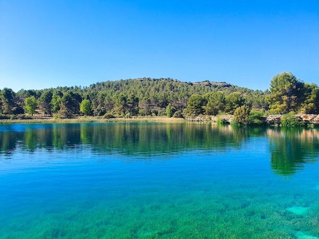 Castilla la Mancha Parque natural de las Lagunas de Ruidera paisajes y entorno natural