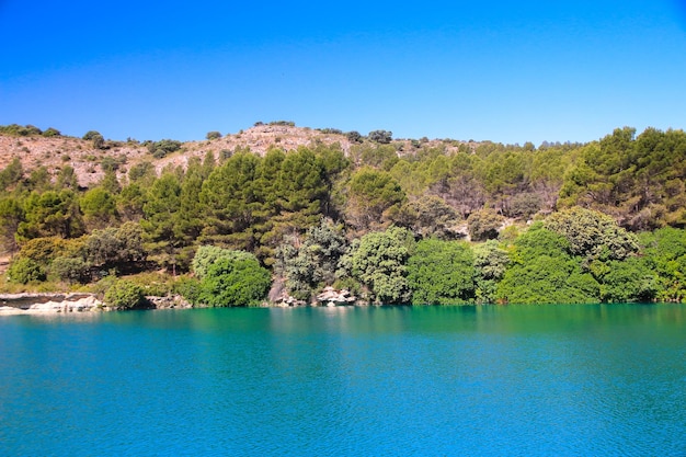 Photo castilla la mancha parque natural de las lagunas de ruidera paisajes y entorno natural