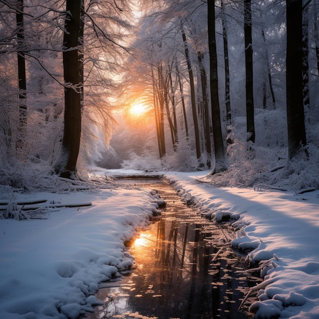 casting dappled shadows that dance upon the lush undergrowth