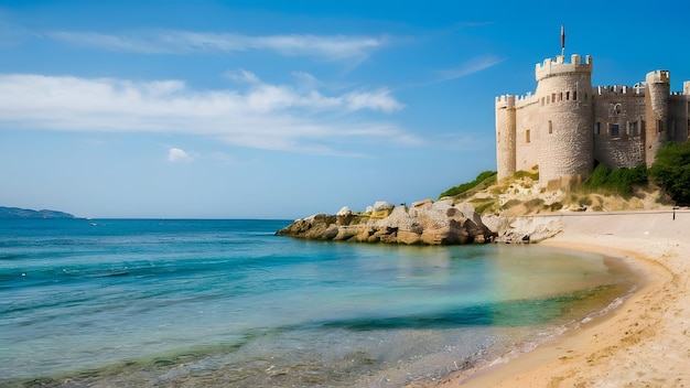 Castle on the beach