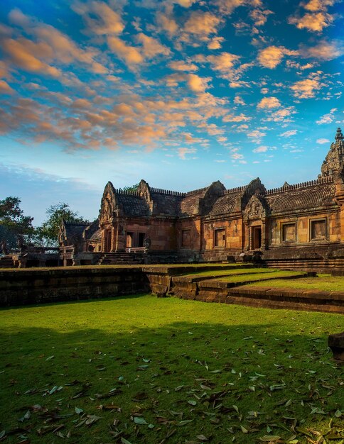 A castle built on three thousand years Khao Phanom Rung castle rockIn Thailand