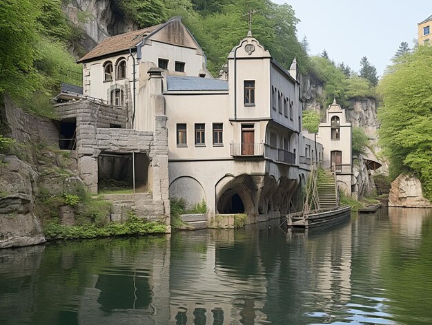 Photo castle by the lake