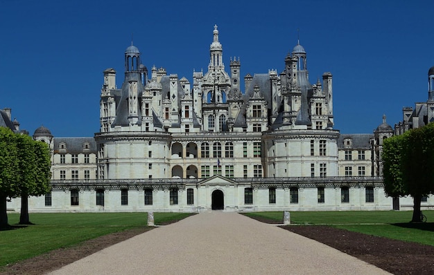 The castle Chambord in the Loire Valley France Built in 15191547