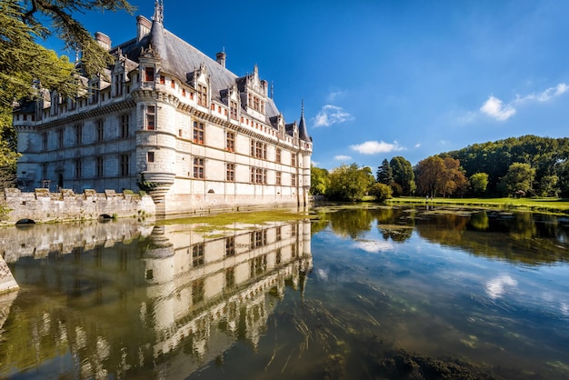 Castle chateau de AzayleRideau France