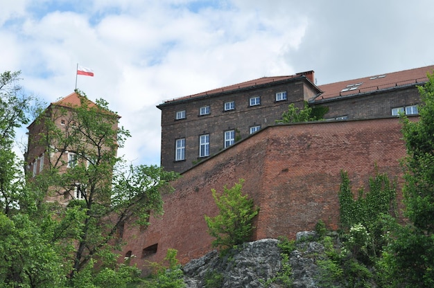 Castle in the city of krakow