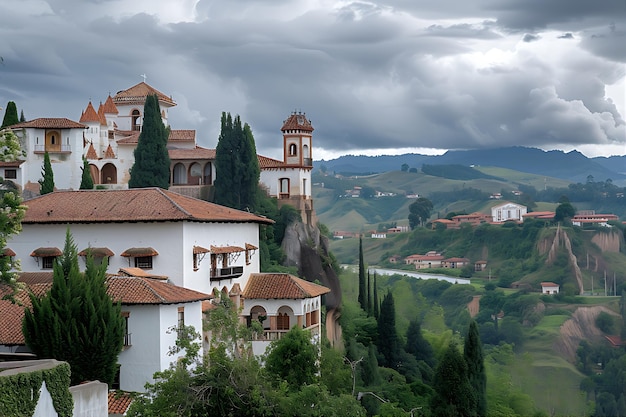 Castle in Cuenca Colombia