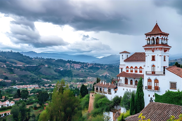 Castle in Cuenca Colombia