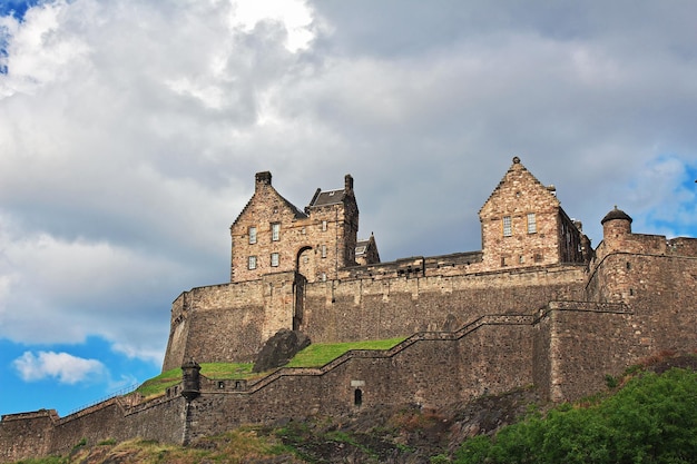 The castle in Edinburgh Scotland UK