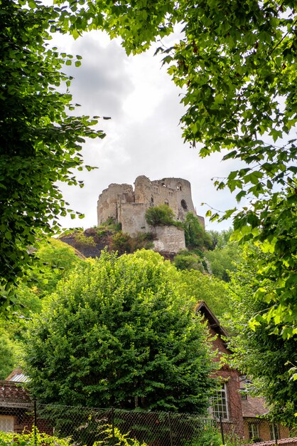 Castle Gaillard in Normandy, France