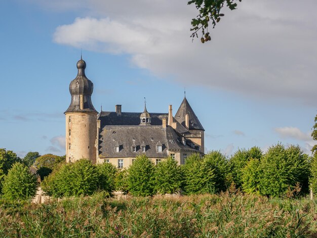 The castle of gemen in westphalia