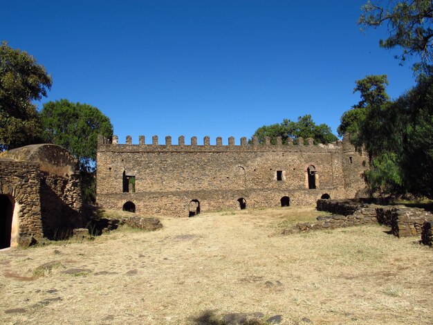 Il castello nella città di gondor, in etiopia