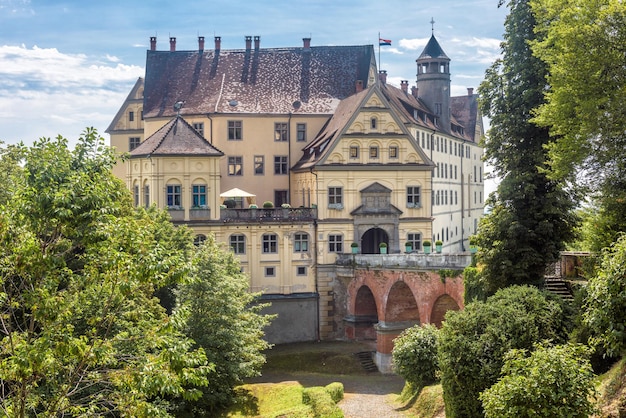 독일 Linzgau의 Heiligenberg 성 이 르네상스 성은 BadenWurttemberg의 랜드마크입니다.
