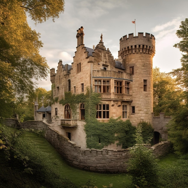 Photo castle mansion