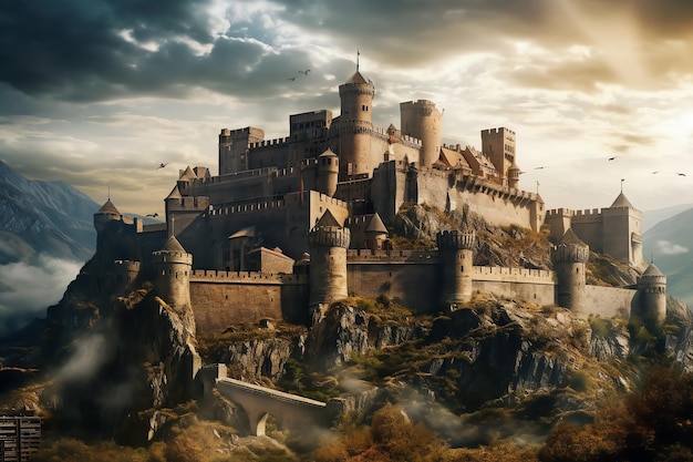 Photo castle medieval fantasy photo