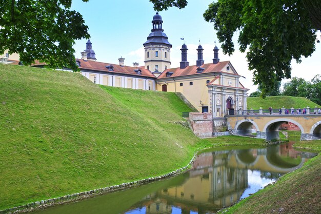 Photo castle of mir, belarus. mir castle complex.