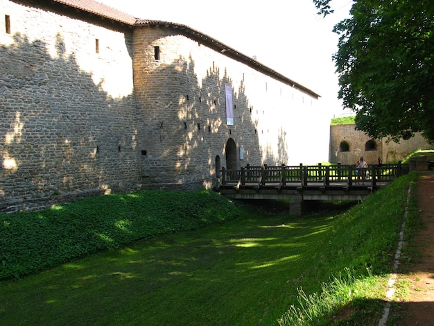 The castle in Narva city Estonia