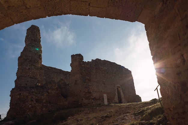 castle ruins from medieval times