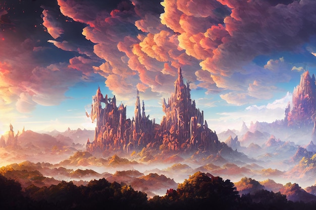 A castle in the sky