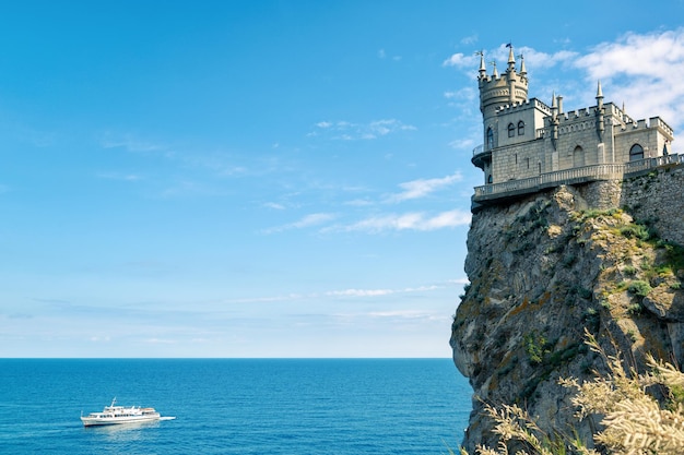 Castle Swallow's Nest on the rock in Crimea