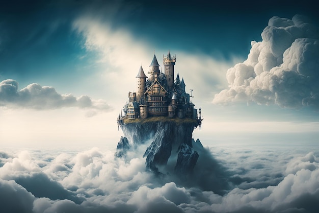 Castle on top of the clouds