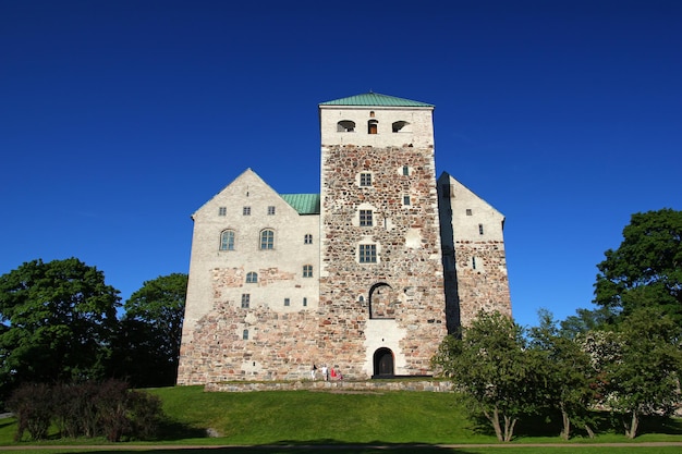 Il castello di turku in finlandia