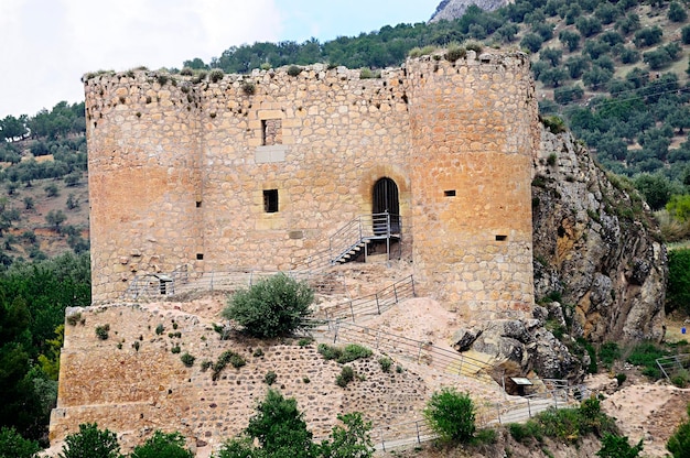 Castle of the villa de huelma in jaen