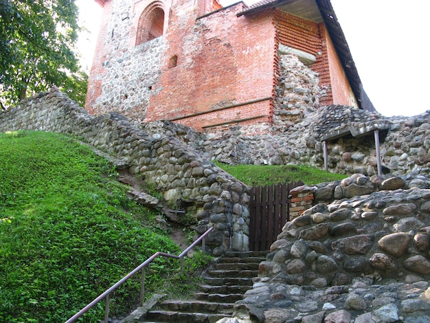 The castle in Vilnius city Lithuania