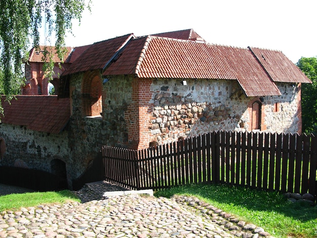 The castle in Vilnius city Lithuania