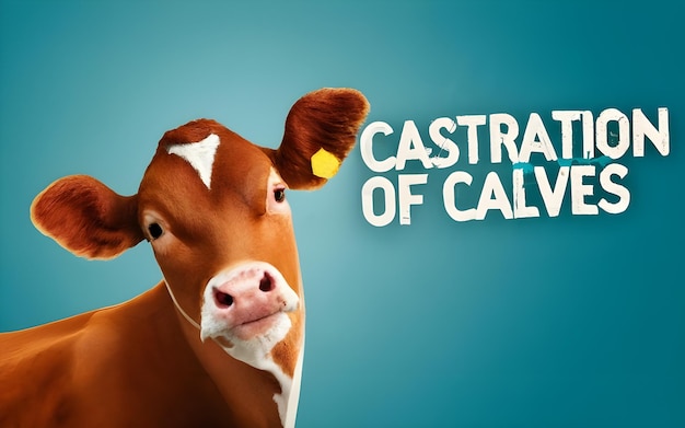 Castration of calves