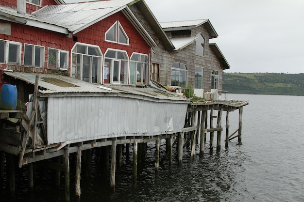 Castro on Chiloe Island Chile