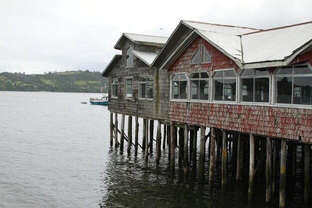 Castro on Chiloe Island Chile