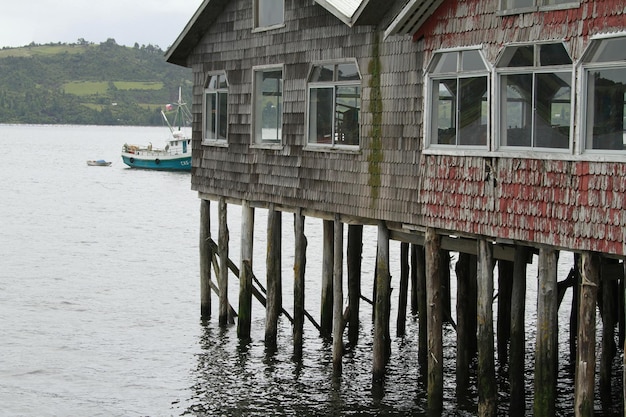 Castro on Chiloe Island Chile