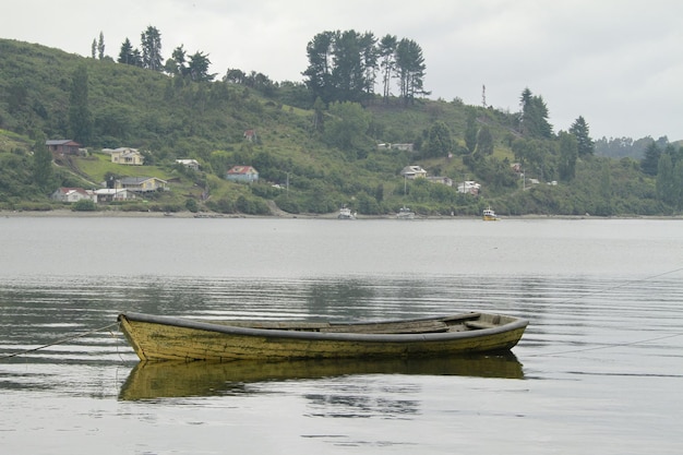 Castro op het eiland Chiloe, Chili