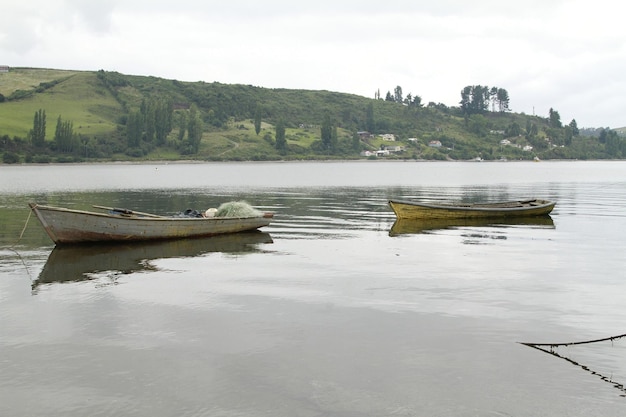 Castro op het eiland Chiloe, Chili