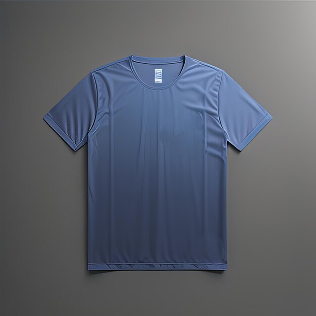 casual blue mockup blank tshirt