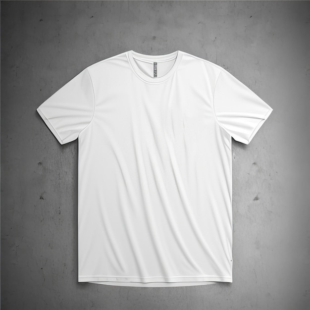 casual effen wit mockup blanco shirt