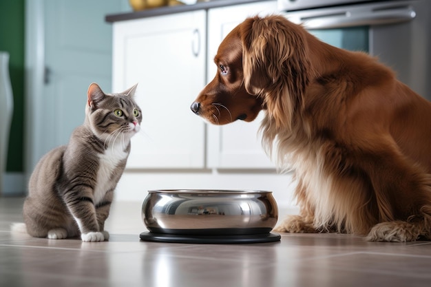 写真 猫と犬