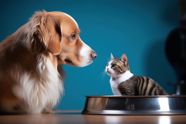 写真 猫と犬