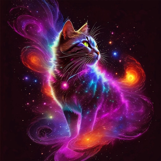 Галактики кошачьего искусства