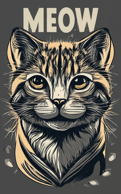 Photo cat black halloween vector