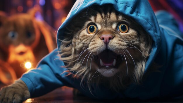 cat charrecter HD wallpaper photographic image