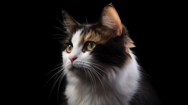 cat close up generative ai