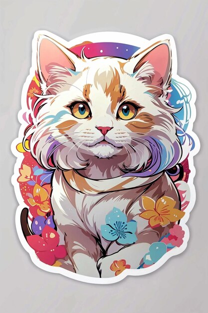 cat cute sticker