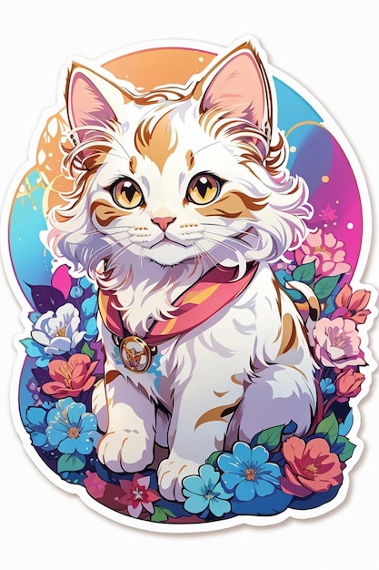 cat cute sticker