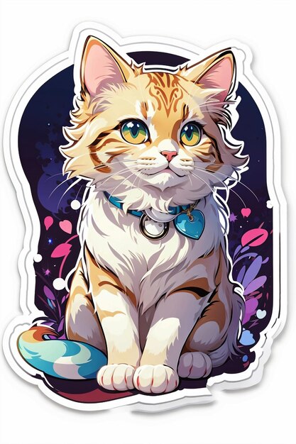 cat cute sticker