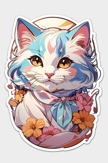 cat cute sticker