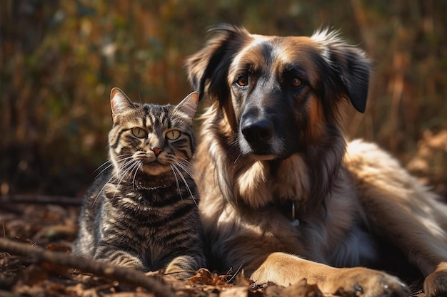 cat and dog