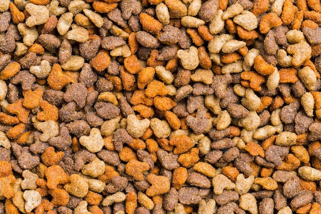 Cat food background texture