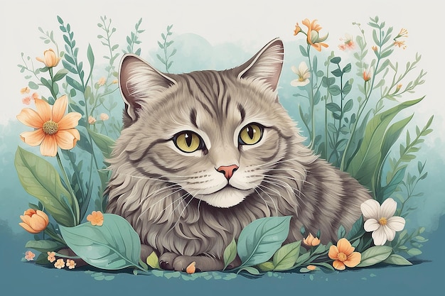 Cat illustration