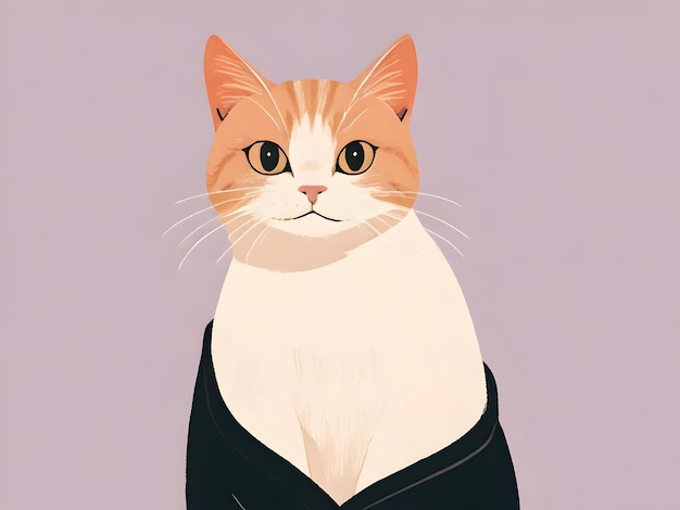 Photo cat illustration